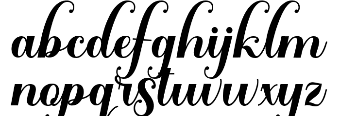 SolidaritasScript Font LOWERCASE