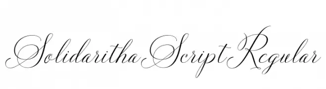 SolidarithaScript-Regular  baixar fontes gratis