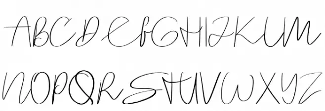 Solitaire Schriftart Groß