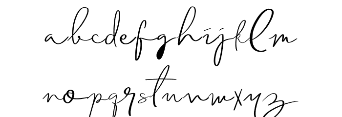 Solitaire Font LOWERCASE
