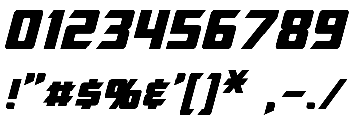 Solitarium Italic Font OTHER CHARS