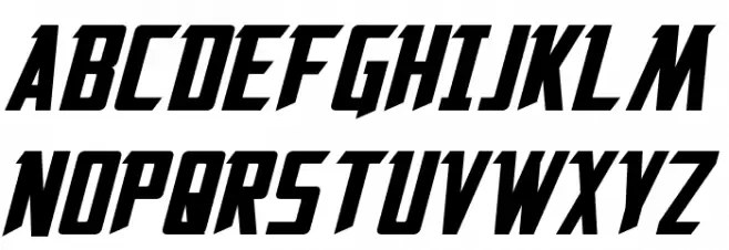 Solitarium Italic Fonte MAIÚSCULAS
