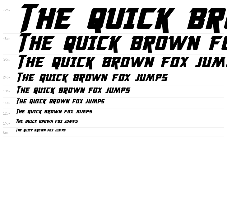 Solitarium Italic Waterfall