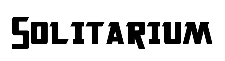 Solitarium Font