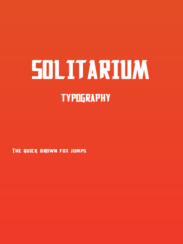 Solitarium Poster