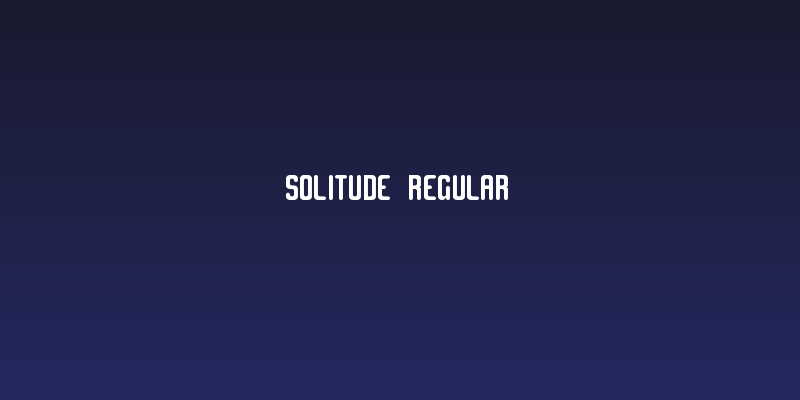 Solitude Regular Social Header