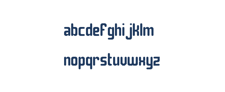 Solitude Regular Lowercase