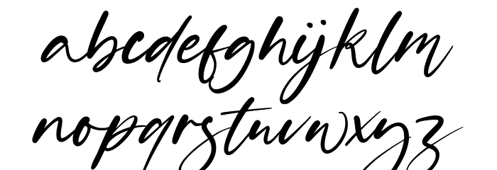 Solitude Font LOWERCASE