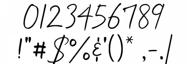 Soljik-Dambaek Font OTHER CHARS