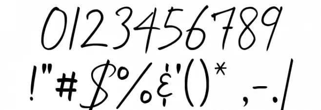 Soljik-Dambaek Font OTHER CHARS