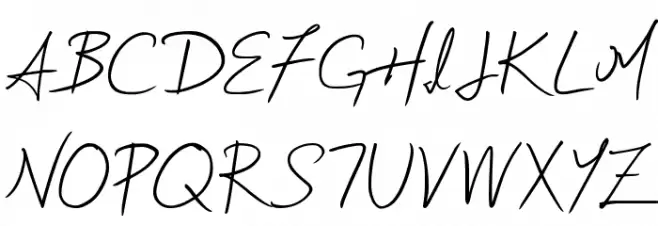 Soljik-Dambaek Schriftart Groß