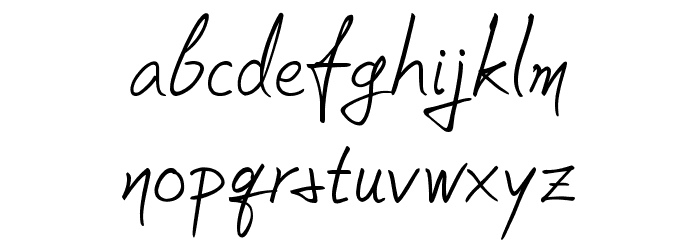 Soljik-Dambaek Font LOWERCASE