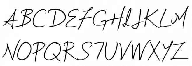 Soljik-Dambaek Schriftart Groß