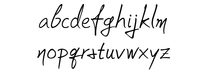 Soljik-Dambaek Font LOWERCASE