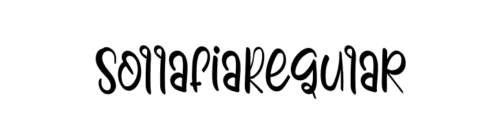 SollafiaRegular Font - FFonts.net