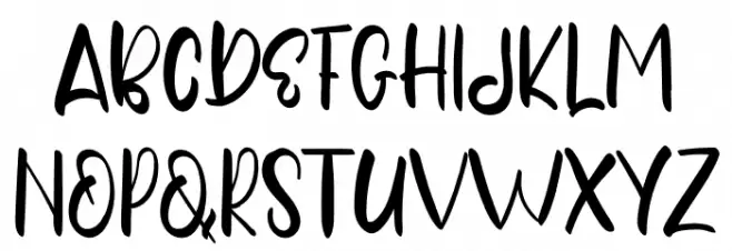 SollafiaRegular Font UPPERCASE