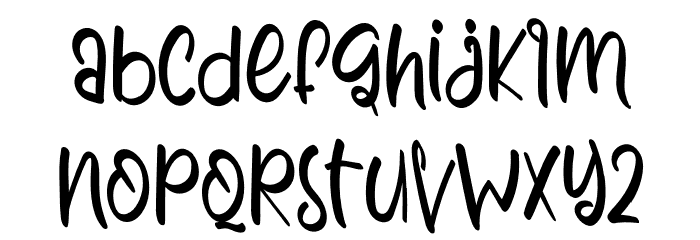 SollafiaRegular Font LOWERCASE