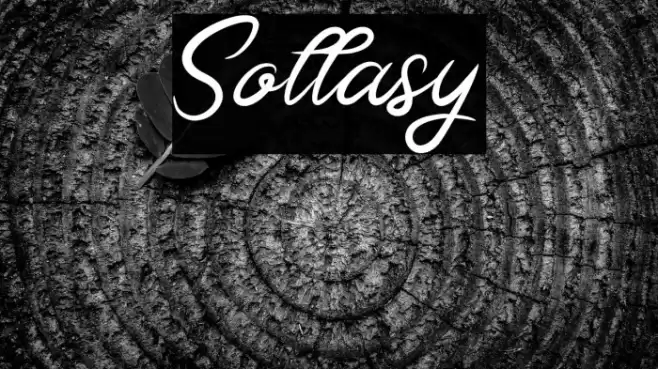 Sollasy Font examples