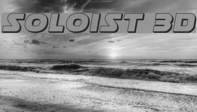 Soloist 3D Font examples