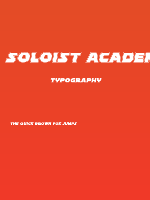 Soloist Academy Poster