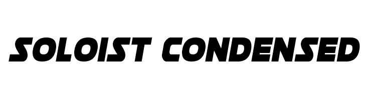 Soloist Condensed Font