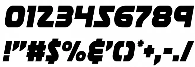 Soloist Condensed Font OTHER CHARS