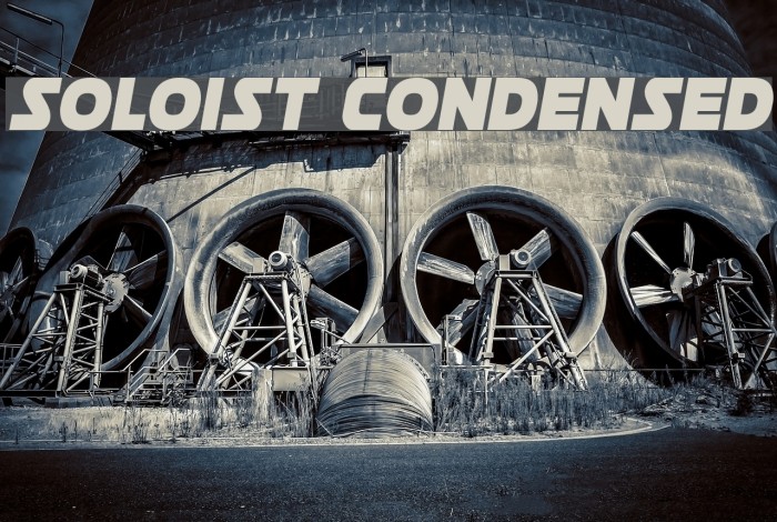 Soloist Condensed Font examples
