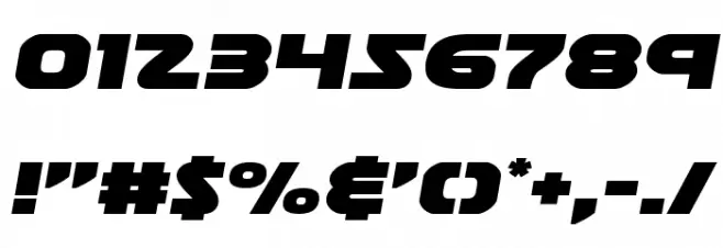 Soloist Expanded Font OTHER CHARS