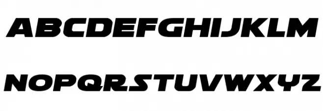 Soloist Expanded Schriftart Groß