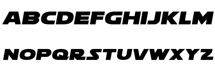 Soloist Expanded Font LOWERCASE