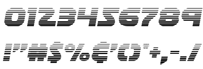 Soloist Gradient Font OTHER CHARS