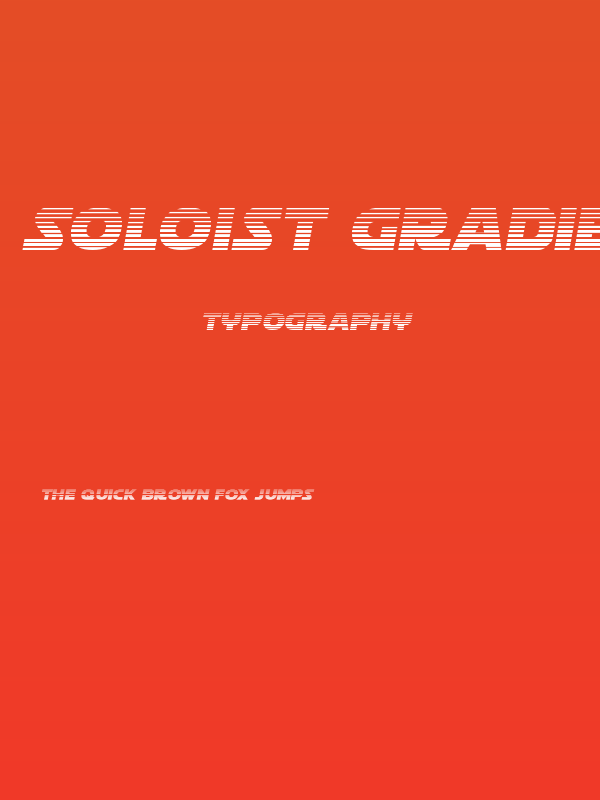Soloist Gradient Poster