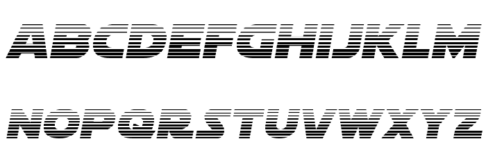 Soloist Gradient Font LOWERCASE