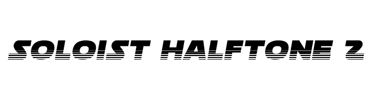 Soloist Halftone 2  font caratteri gratis