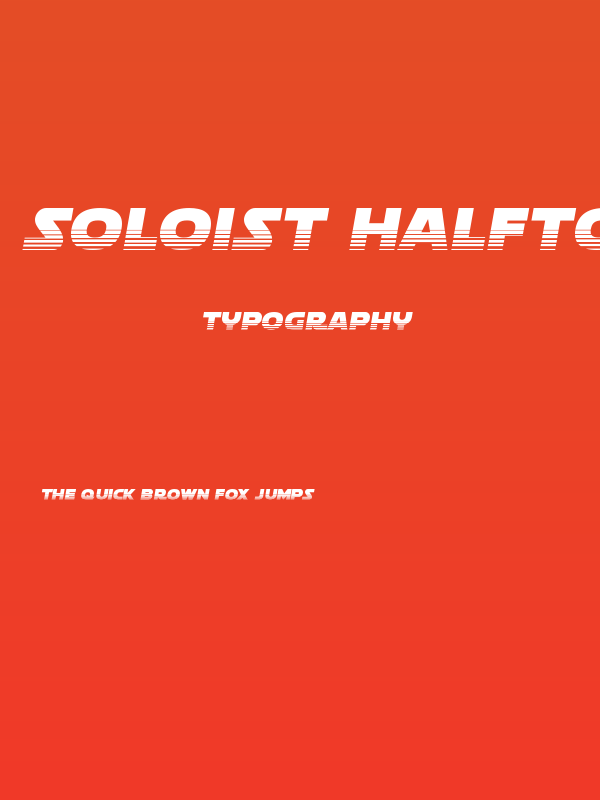 Soloist Halftone 2 Poster