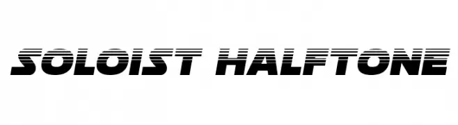 Soloist Halftone  フリーフォントのダウンロード