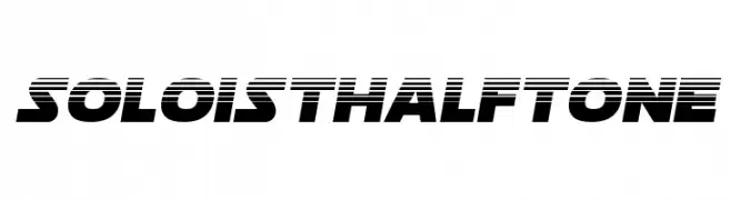 Soloist Halftone  フリーフォントのダウンロード
