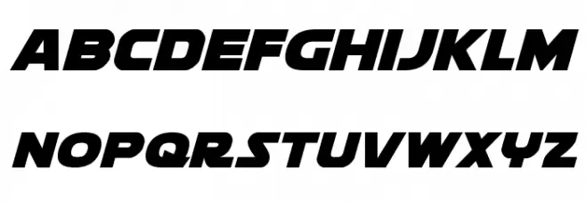 Soloist Italic Schriftart Groß