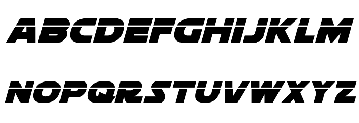 Soloist Laser Italic Font LOWERCASE