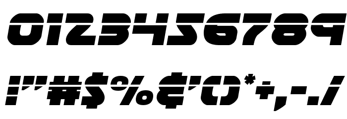 Soloist Laser Font OTHER CHARS