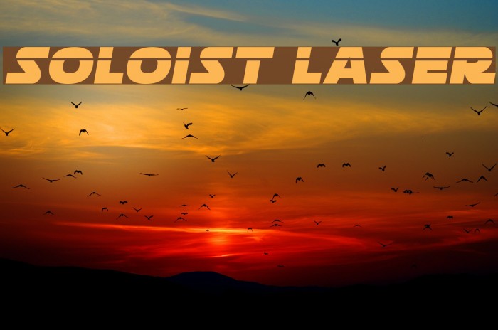Soloist Laser Font examples