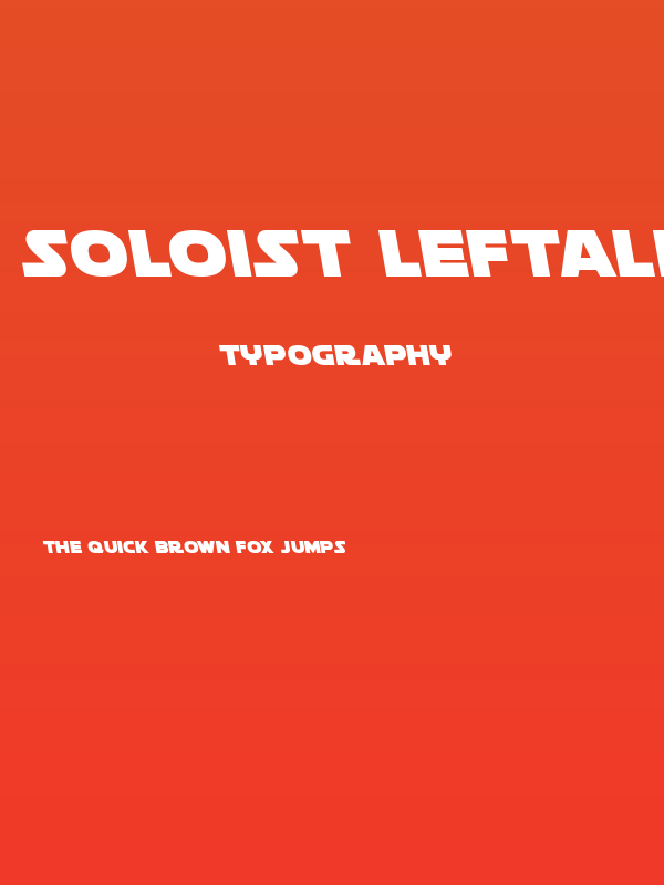 Soloist Leftalic Poster