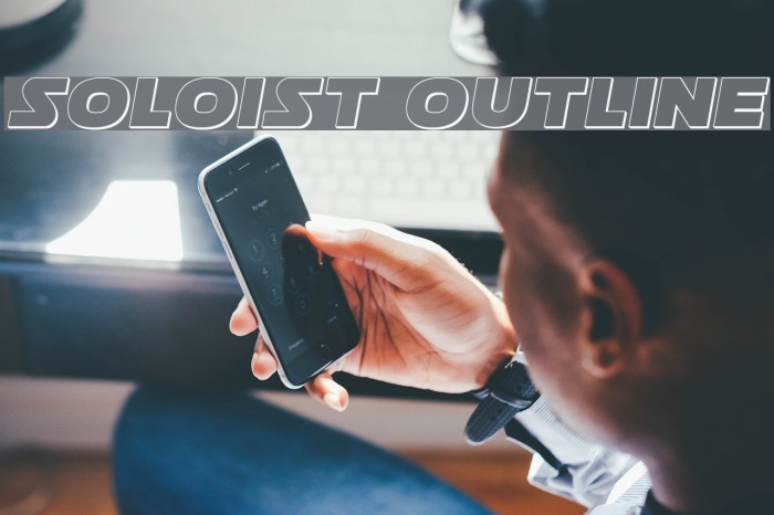 Soloist Outline Font examples