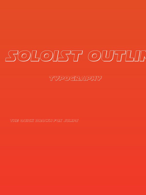 Soloist Outline Poster