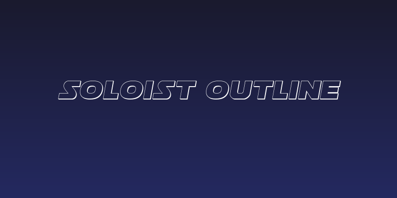 Soloist Outline Social Header
