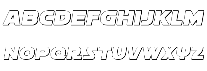 Soloist Outline Font LOWERCASE
