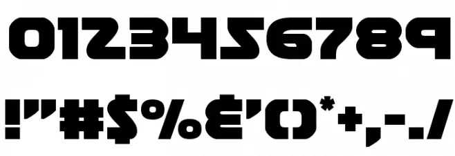 Soloist Straight Font OTHER CHARS