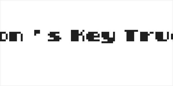 Solomon's Key True Type Logo