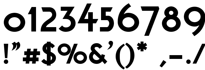 Solothurn-Bold Font OTHER CHARS