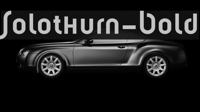 Solothurn-Bold Font examples